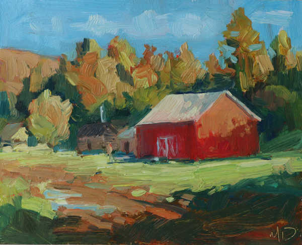 Red Barn by Malcolm Dewey