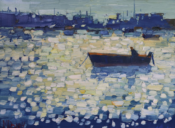 Sunset Harbor by Malcolm Dewey
