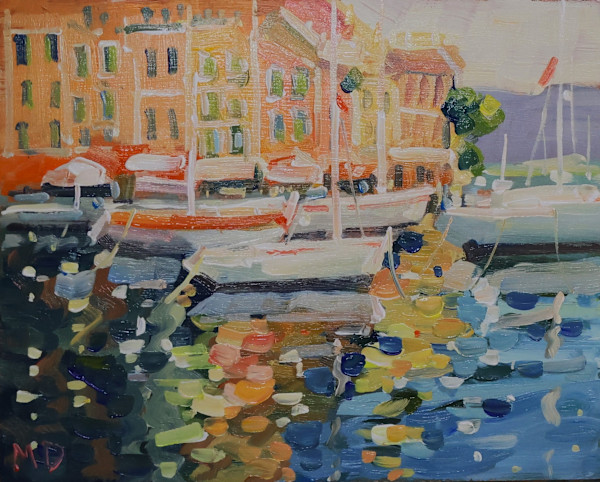 Portofino Harbor by Malcolm Dewey
