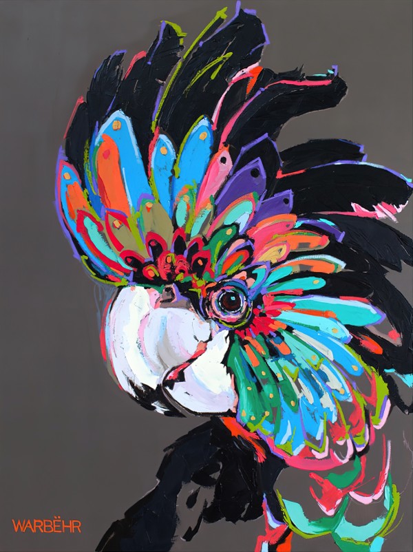Black Cockatoo on Putty