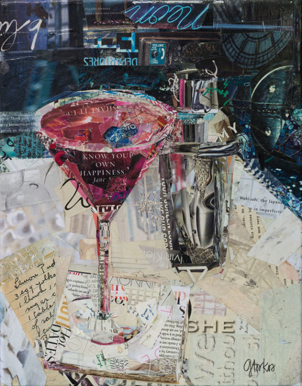 Blueberry Martini by Gina Torkos