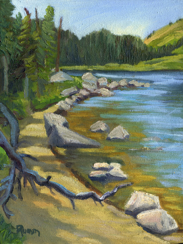 Beartooth Lake Beach by Faith Rumm
