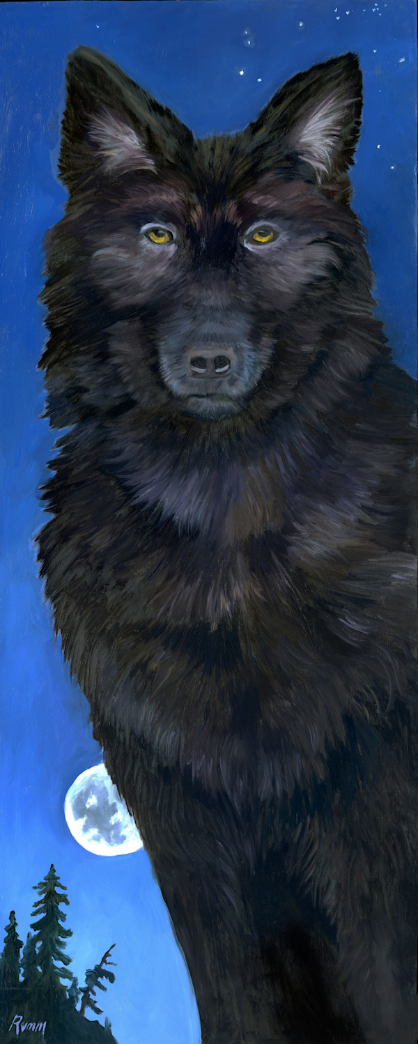 Ambassadors Series, Black Wolf by Faith Rumm, Image 1.