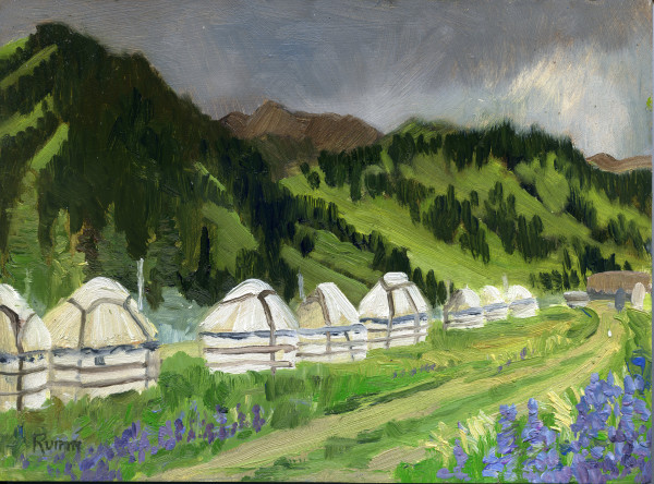 K Yurt Camp at Karkyra by Faith Rumm
