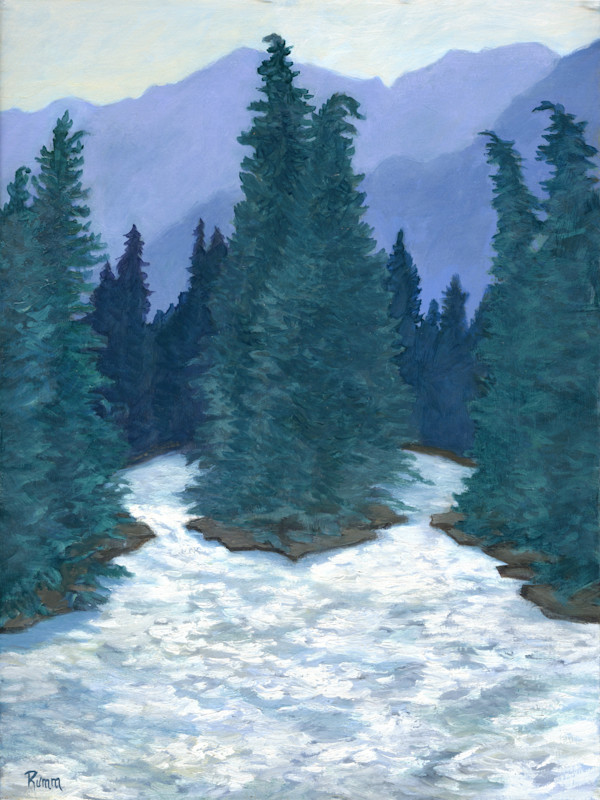 The Silvery Glittery River by Faith Rumm