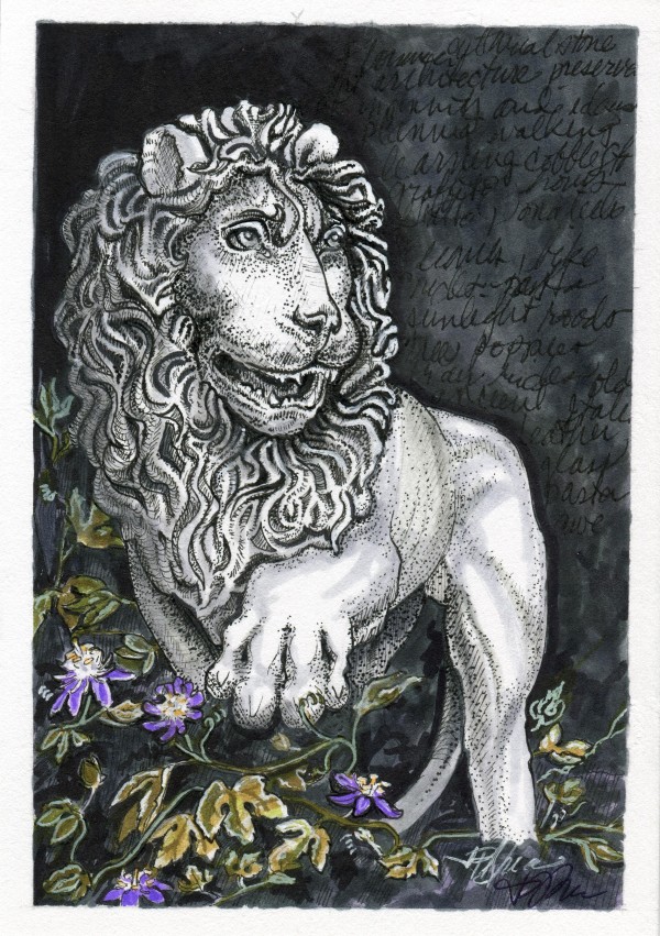 Florentine Lion by Julie Peterson Shea