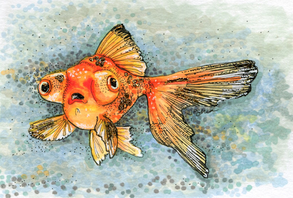 Golden Fish by Julie Peterson Shea, Image 1.