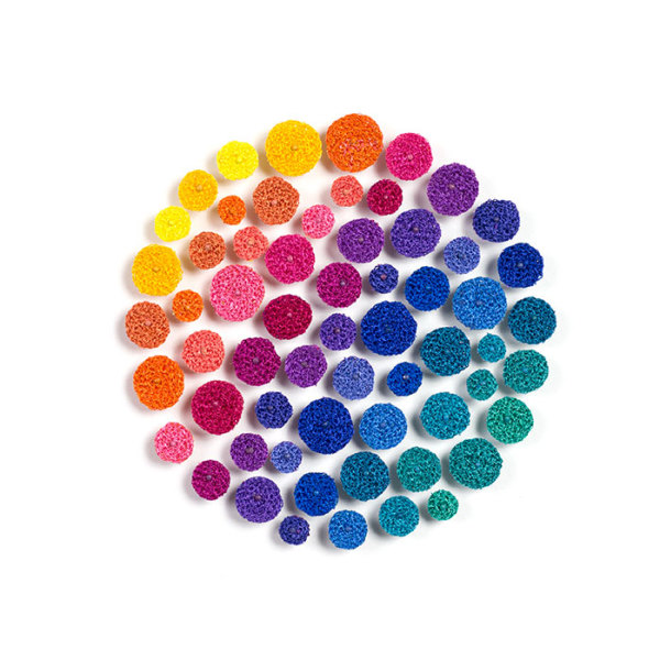 #100 Rainbow Dots by Meredith Woolnough