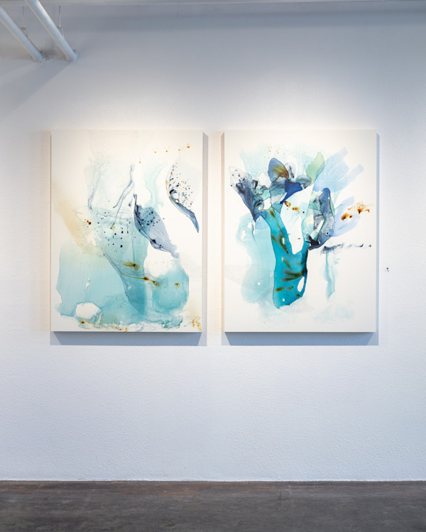 Ocean Garden - diptych by Ana Žanić