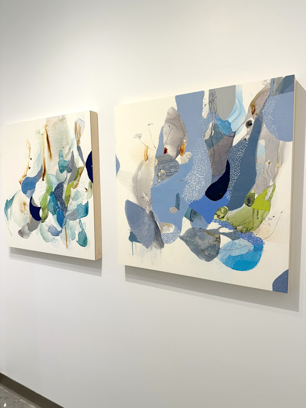 Wondrous Reef, diptych by Ana Žanić