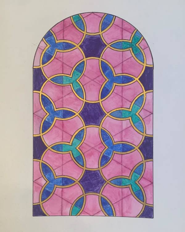Rose Window by Wilhelmina Ceramics