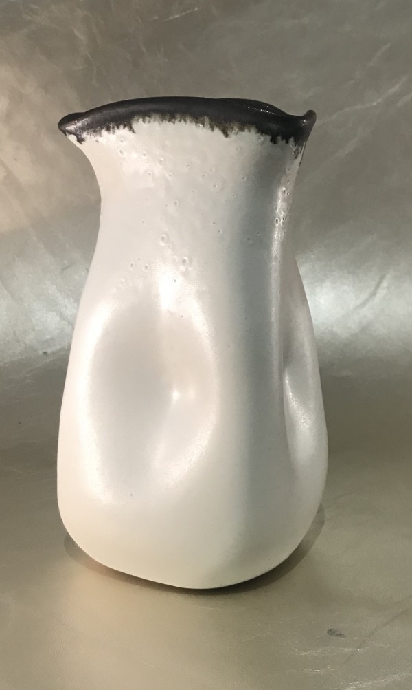 Winter White and Gold - 02 by Wilhelmina Ceramics