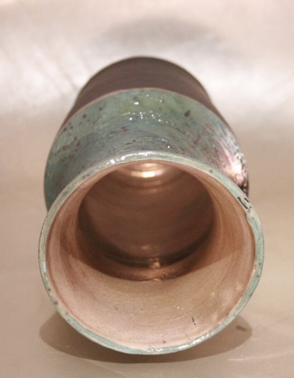Gold Raku 10 by Wilhelmina Ceramics