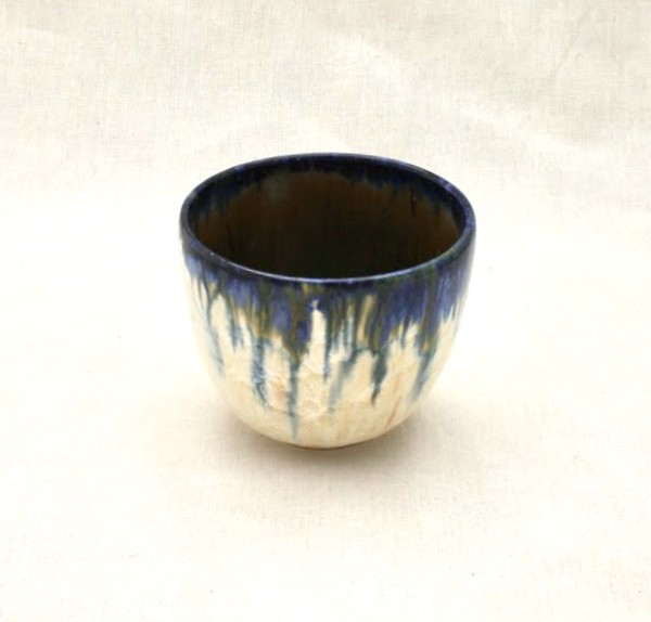 Cobalt Drip - 4 by Wilhelmina Ceramics
