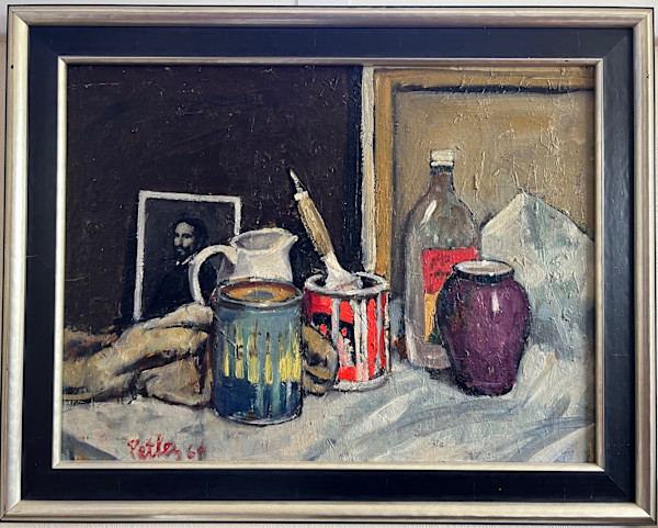 0291 - Still Life with Paint Cans by Llewellyn Petley-Jones (1908-1986), Image 2.