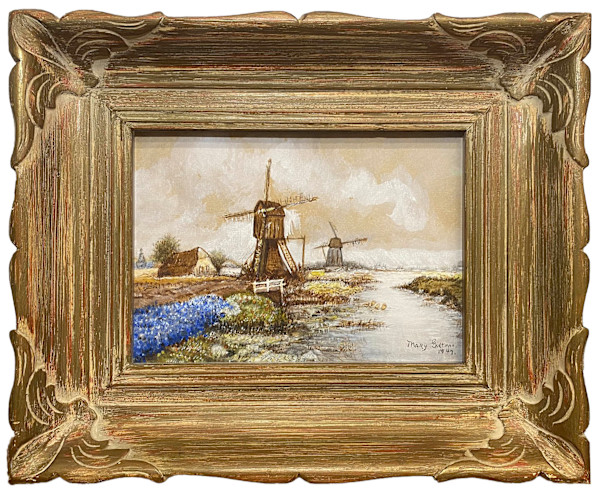 10540 - Dutch Windmill by Unknown, Image 4.