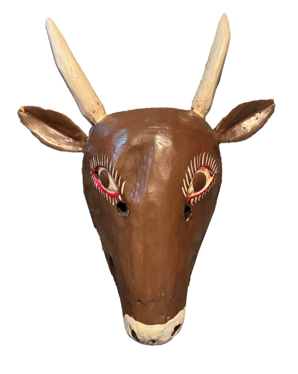 4223 - Bovine Mexican Mask by Unknown