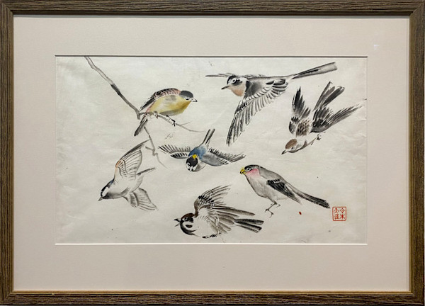 10307 - Gathering of Birds by Artist Unknown, Image 1.