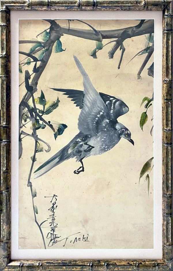 2783 -  Bird by Toshio AOKI ( 1853 - 1912)