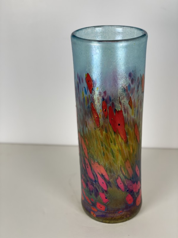 5110 - Colourful Hand Blown Glass Vase