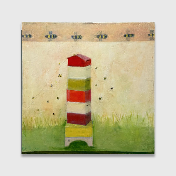 Honey Bee Towers by Marie H Becker