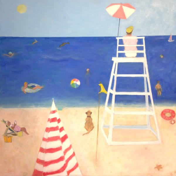 0915 - Long Island Beach, NY (Re. Oscar Wild) by Marie H Becker