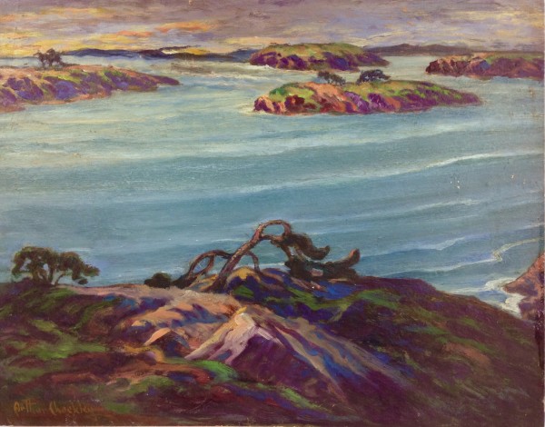 0904 - Seaside View by Arthur  Checkley (1871 - 1945)