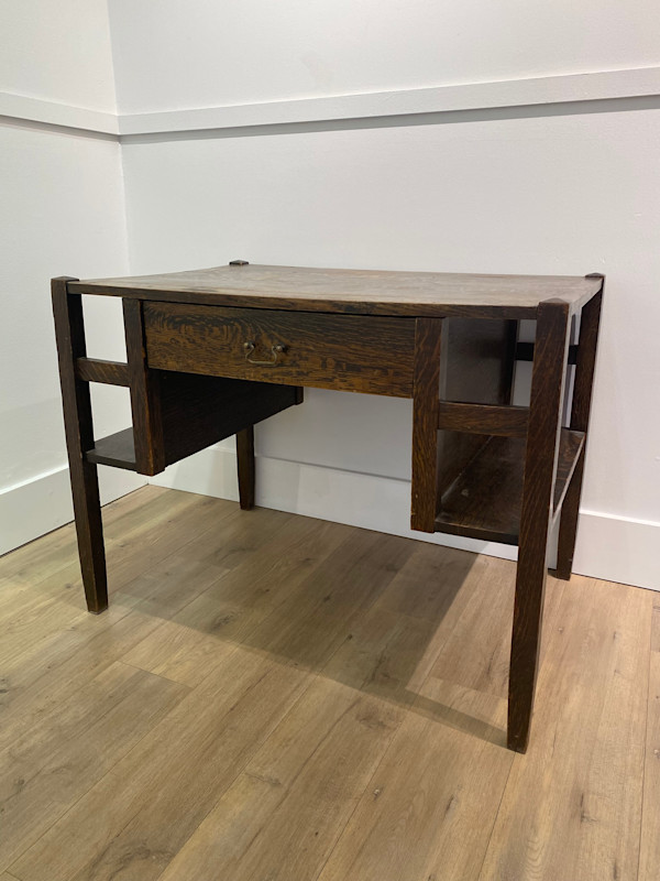 11403 - Antique Arts and Crafts Desk, Early 1900 by Unknown, Image 2.