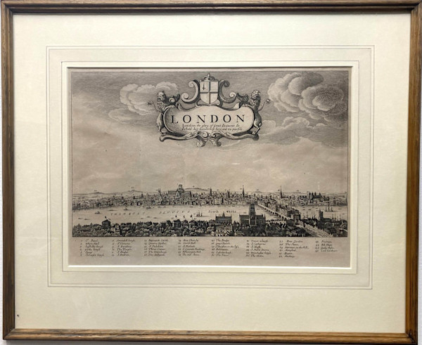 11413 - London the Glory of Great Britaines Ile, 17th Century by Wenceslaus Hollar (1607 - 1677), Image 3.
