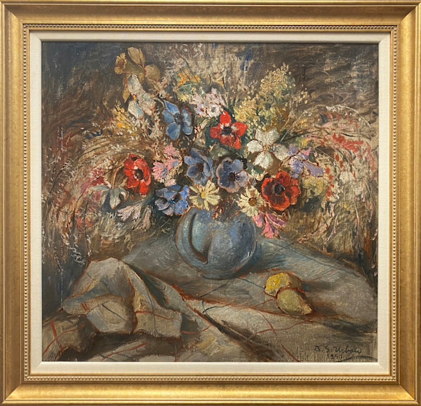 10519 - Still Life with Poppies by Bohumil Stanislav Urban (1903 - 1997), Image 4.