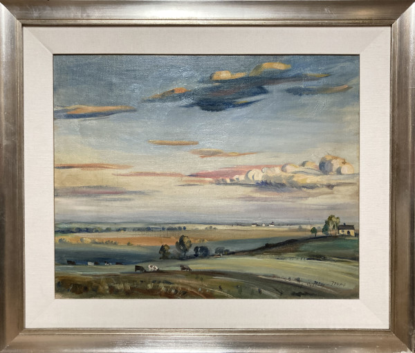 0240 - Prairie Landscape Near Edmonton by Llewellyn Petley-Jones (1908-1986)