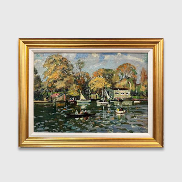 10365 - River in Autumn by Llewellyn Petley-Jones (1908-1986)