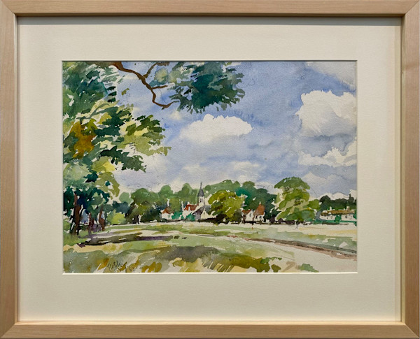 10296 - Sunlit Village by Llewellyn Petley-Jones (1908-1986), Image 1.