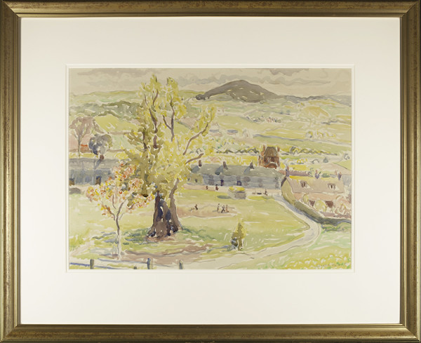 2706 - Yellow Tree by Claude Flight (1881-1955)