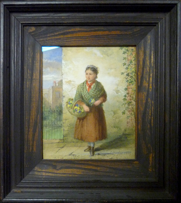 2144 - Girl with Basket by C. Forster