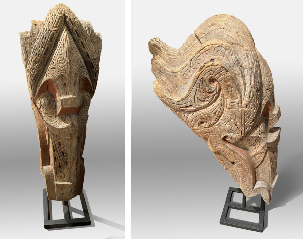 4222 - Signa House Carving, Batak Sculpture