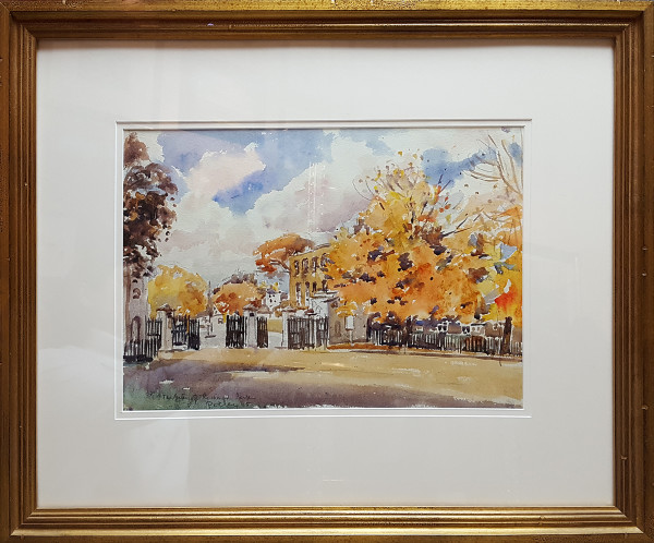 2361 - The Gates of Richmond Park by Llewellyn Petley-Jones (1908-1986)