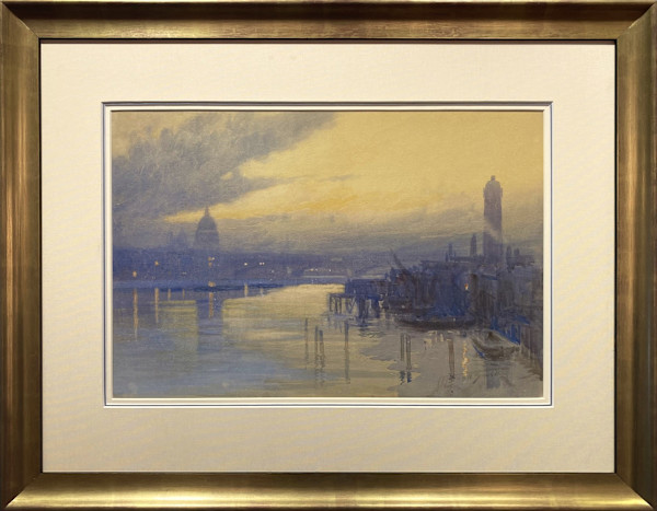 10335 - Daybreak, St. Pauls by Frederick Bell-Smith (1846-1923)