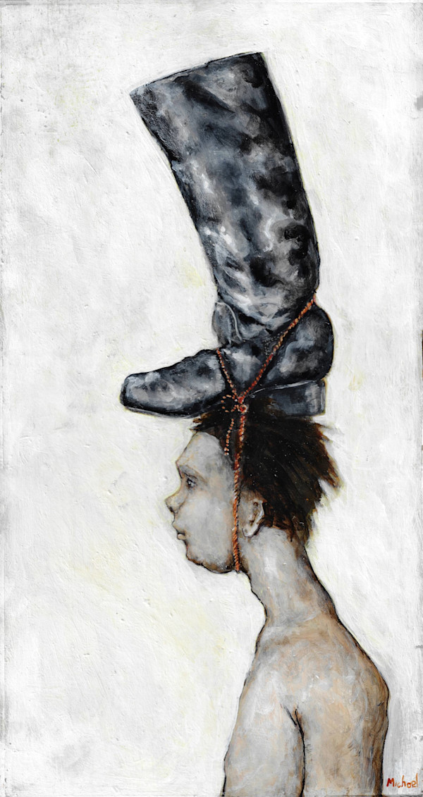 10445 - The Boot ("If you want a picture of the future, imagine." ~ Orwell) by Michael Hermesh, Image 1.