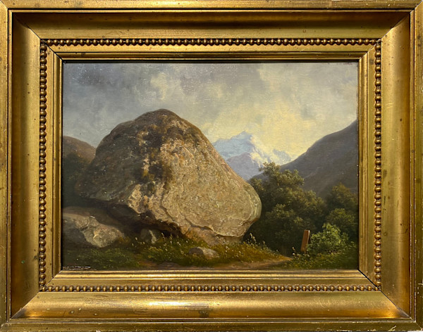 10282 - Mountain Scape by Johann Heinrich Limpert (1858-1938)