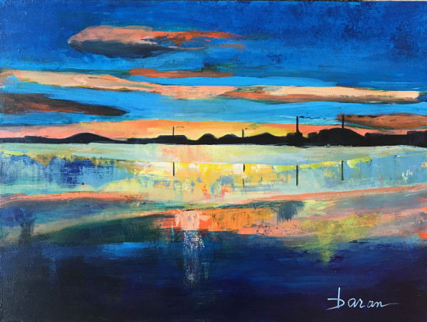 City Sunset by Cyndy Baran