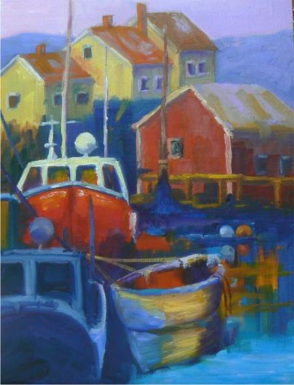 The Boatyard by Cyndy Baran
