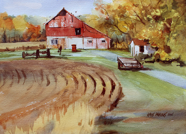 Wisconsin Barn by Kris Parins