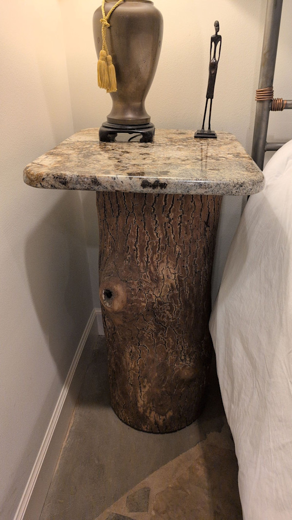 Stump and Stone Sidetable by Rigsby Frederick