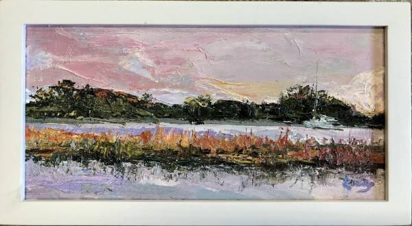 Sunset On The Creek by Julia Chandler Lawing