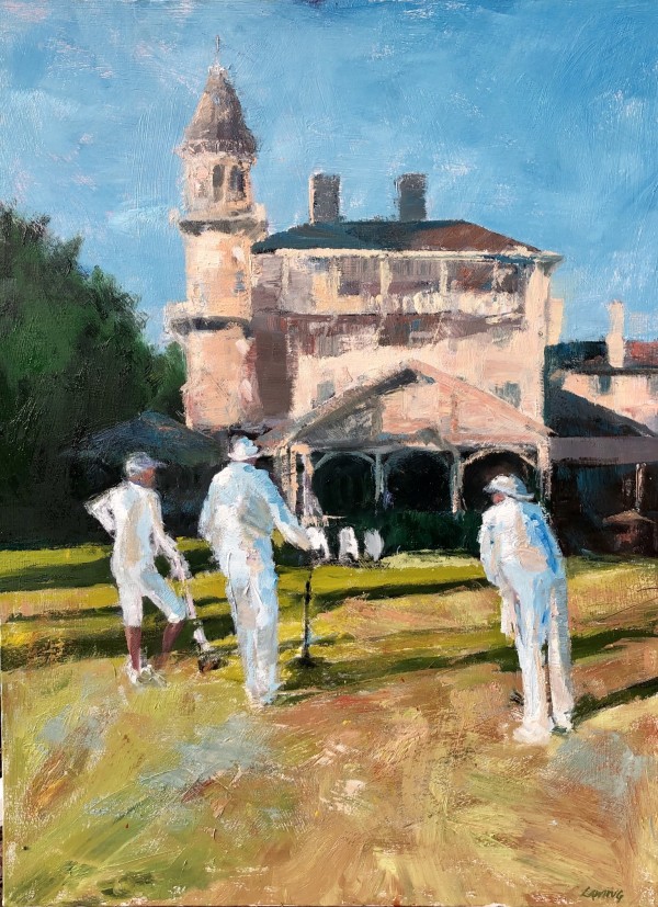 Croquet At The Club by Julia Chandler Lawing