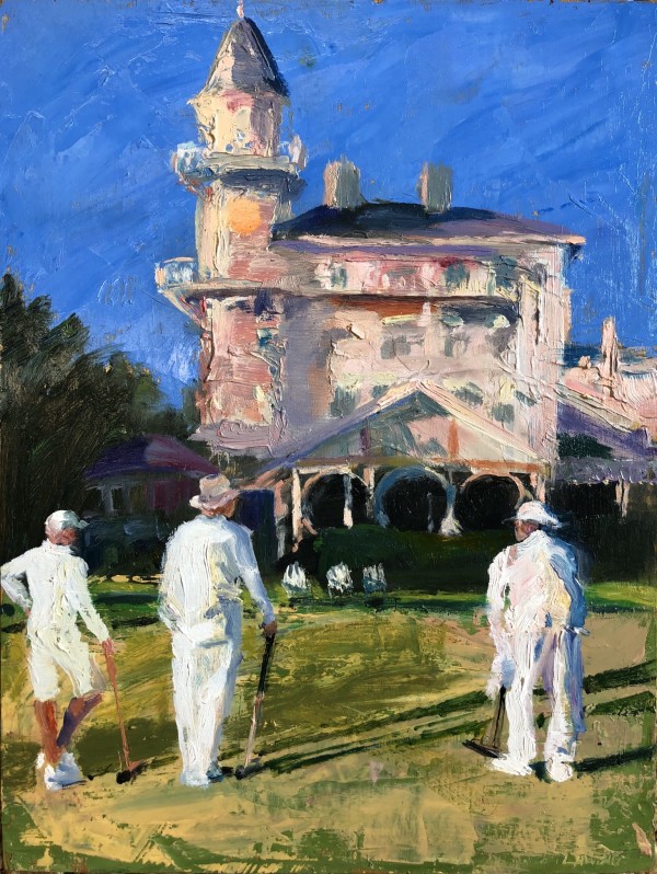 Croquet At The Club by Julia Chandler Lawing
