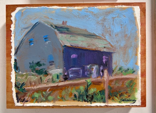 Block Island Barn by Julia Chandler Lawing