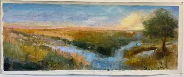 Marsh panorama by Julia Chandler Lawing