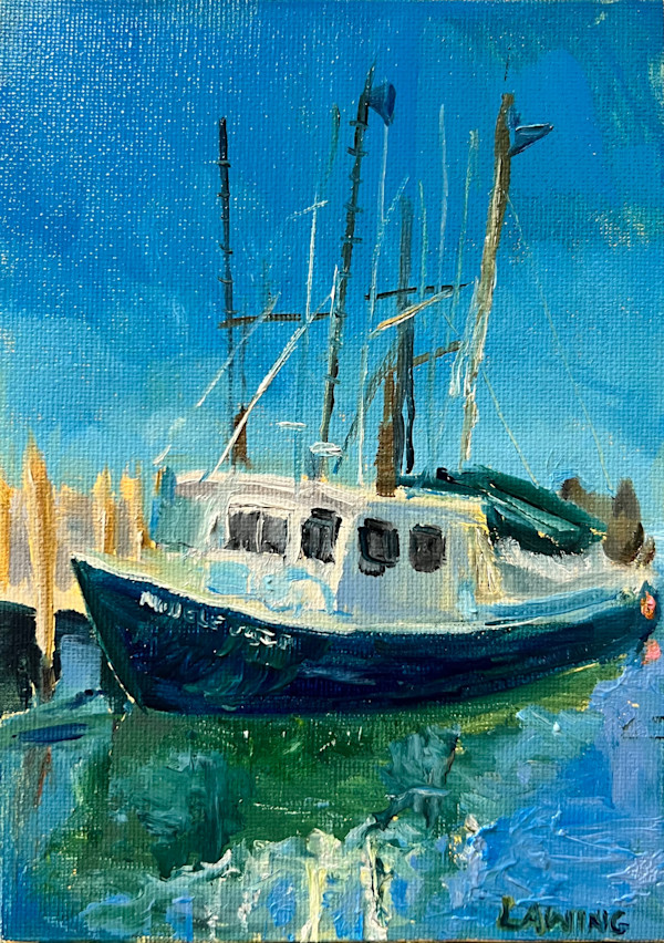 Fishing Boat, Point Judith by Julia Chandler Lawing